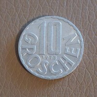 Ausztria 10 groschen, 1975