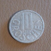 Ausztria 10 groschen, 1975