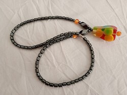 Nyaklánc 0031 - hematit 42cm