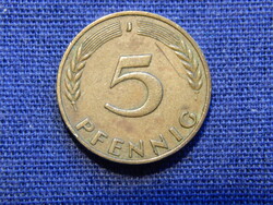 Németország 5 Pfennig 1970 J