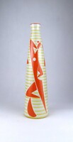 2A582 Török János: JAZZ - Zsolnay porcelán váza 40.5 cm