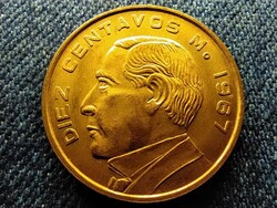 Mexikó Mexikói Egyesült Államok (1905-) 10 centavó 1967 Mo