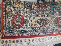 Persian, Iran Qom, Qum, Ghom Cassette Hand-Knotted, Pure Mulberry Silk Wall Rug, 60 x 90 cm
