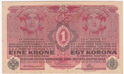 1 Korona 1916 A képen látható Szép állapotban
