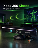 Microsoft Xbox 360 Kinect Model 1414 mozgásérzékelő kamera – működő, eredeti kábel