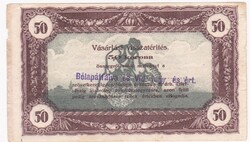 50 Korona Vásárlási Visszatérités  A képen látható szép  állapotban