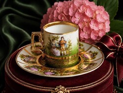 Old Vienna themed coffee cup