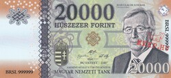 Fantasy Money 20,000 Forint Advertising Money    In the picture shown   Nice New condition