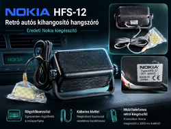 Retró Nokia HFS-12 autós kihangosító hangszóró – teszteletlen