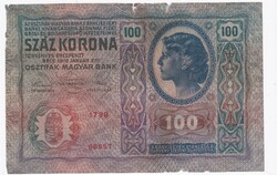100 Korona 1912   A képen látható   állapotban