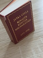 Janka Gyula - Miniature Book Bibliography 1971-1972 (Mini Book)