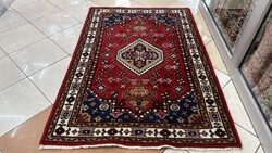 4516 Hindu Hamadan Handmade Wool Persian Rug 125X180CM