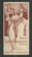 1920.- 1 db számolócédula - Graf Stefan Keglevich - konyak