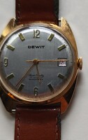 DEWIT First Quality – 17 köves, dátumos, Swiss, 35 mm