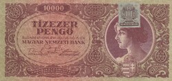10.000  Pengő  1945    A képen látható állapotban