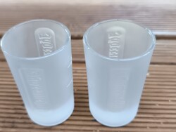 Különleges gravírozott tejüveg Jägermeister poharak
