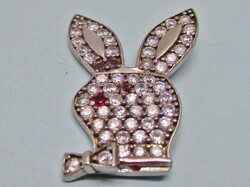 Nagyon szép Playboy nyuszi medál rubin szemekkel