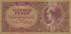 10.000  Pengő  1945    A képen látható állapotban