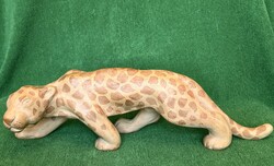 PRÉMIUM Izsépy: Art deco leopárd! 40 cm!!!