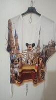 Különleges Disney-mintás olasz tunika / felső (M-XL)