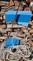Retro ritkább ROBOT fém asztali lámpa felújítóknak