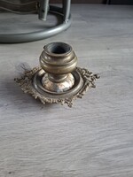Porcelán berakásos réz tartó