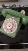 Retró telefongyáros tárcsás telefon