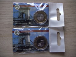 200 Forint 2009  Első - napi veret 2 db Sorszámkövető Új állapotban zárt bontatlan csomagolásban