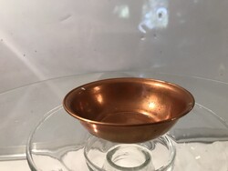 RÉZ TÁL  - FÜGGESZTHETŐ -  VASTAG - NEHÉZ - 8,5 x 2,5 cm   - HIBÁTLAN