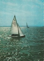 Retró képeslap - Üdvözlet a Balatonról!