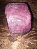 Dekor textil szalag rózsaszín ÚJ