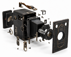 Zeiss Ikon Box-Tengor régi filmes box fényképezőgép