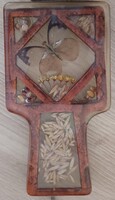 Vintage Lucite Konyhai Fakanáltartó / Alátét - Pillangós Retro Kuriózum