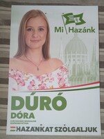 Dúró Dóra Mi Hazánk Választási plakát 2026 hibátlan