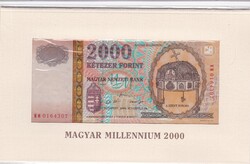 2.000 Forint Jubileumi Kiadás   2000 Augusztus 20 Zárt bontatlan csomagolásban
