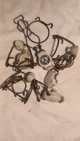 Régi csatos üvegek porcelán csatjai,  pótlásnak