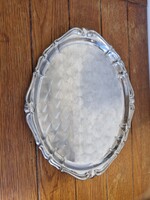 Vintage Italian INOX 18/C Stainless Steel Serving Tray – 35 cm