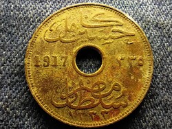 Egyiptom Huszajn Kámil (1914-1917) 10 millieme 1917 KN