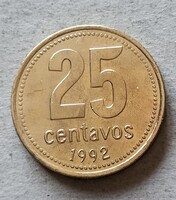 Argentina 25 centavos 1992 (LA42)