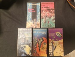 Retro Sci-fi könyvcsomag (5 db) – Kozmosz Fantasztikus Könyvek