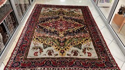 3531 KIÁRUSÍTÁS Ritka Eredeti Erdélyi Antik Kézi Gyapjú perzsa Szőnyeg 202X272CM