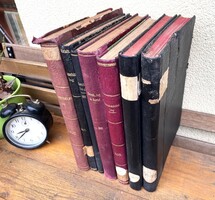 Régi Kereskedelmi Jog folyóirat antikvár könyv 1908-1938 közötti évfolyamok