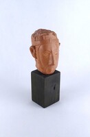2B350 Kalocsai királyfej művészi másolata Szent István ábrázolás 28.5 cm