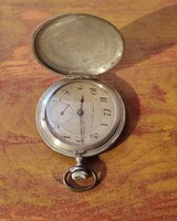 Antique Swiss TAVANNES Pocket Watch – Rare Collector's Niello (Black Pattern) Art Deco Case, for Restoration