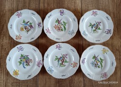 Régi Herendi porcelán paradicsommadaras tányérok