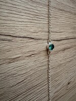 Paraiba turmalin köves karkötő 925 ezüsttel
