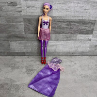 Mattel 2019 Barbie Color Shimmer Shine purple-haired doll