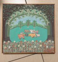 Naive Artwork by Pál Homonai