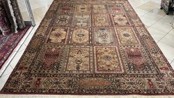 4523 GYÖNYÖRŰ Bakhtiari mintás gyapjú perzsa szőnyeg 250X350CM