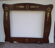 Art Deco picture frame with gold leaf decoration